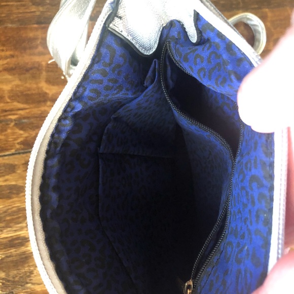 Silver Metallic Crossbody (NWOT) - Picture 6 of 7